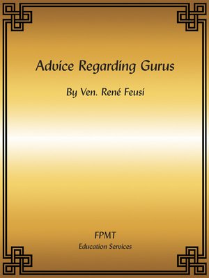 cover image of Advice Regarding Gurus eBook